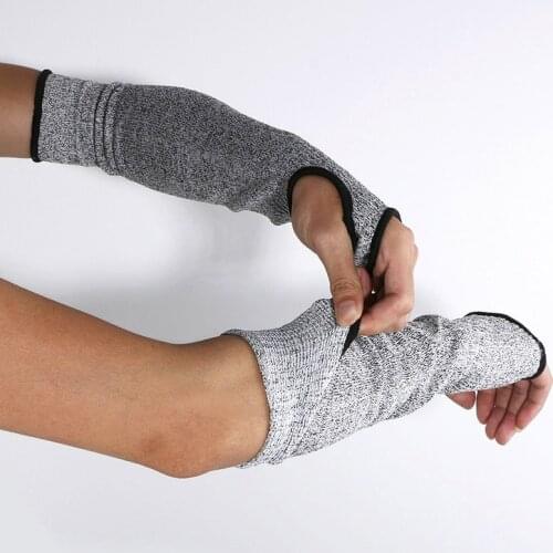 1 Pcs Outdoor Work Safety Arm Guard Sleeve Anti-cutting Protective Cut-resistant Arm Sleeve QW