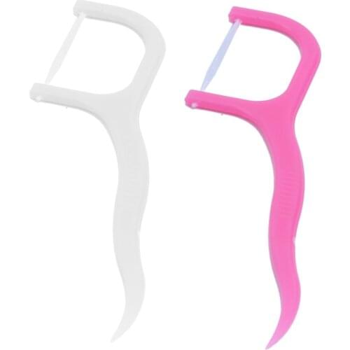 100pcs Floss Picks Teeth Toothpicks Stick Oral Care