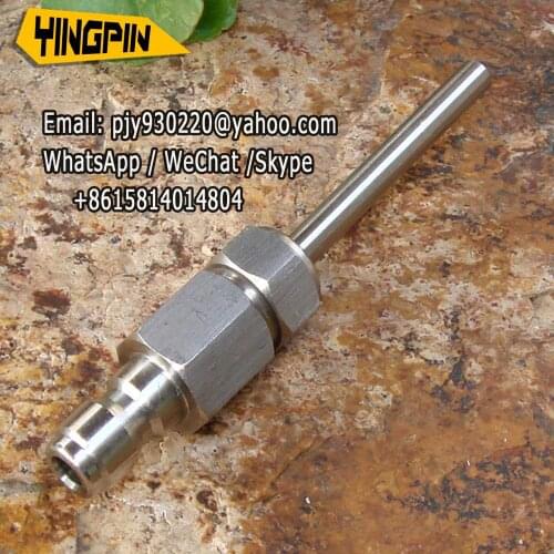 6mm outlet 60 degree curved rod 1/4 quick insertion nozzle garden park direct injection remote spray flushing water gun nozzle