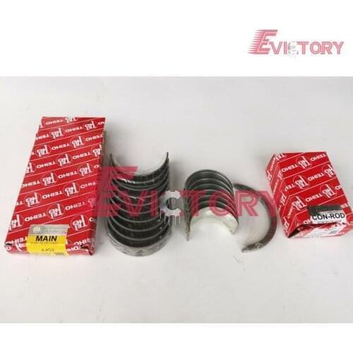 For ISUZU 4JG1T 4JG1-T cylinder head + overhaul rebuild kit bearing gasket ring set