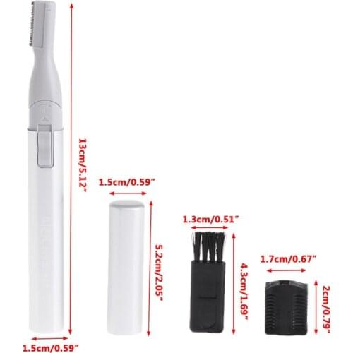 Electric Body Nose Nasal Ears Eyebrow Facial Hair Clipper Trimmer Shaver Remover