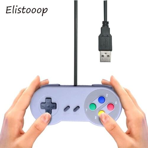 For SNES Controller USB PC Gamepad PC/Laptop Joypad Joystick For Nintendo SNES For MAC Windows PC