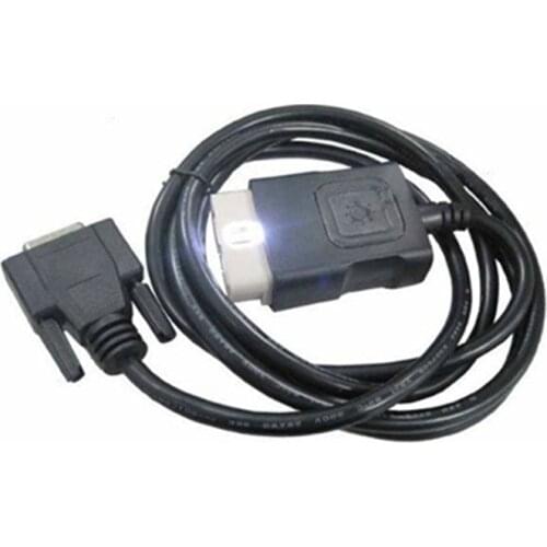 OBD cables with LED light Red /Black obd2 cable for delphis vd ds150e cdp interface scanner connect cable