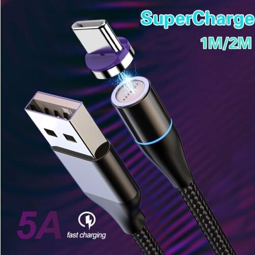 1M 2M Magnetic USB Charger Fast Micro USB Charger Type C Magnet Fast Charging Phone Cable for Xiaomi Huawei P30 P20 Mate 20 Pro