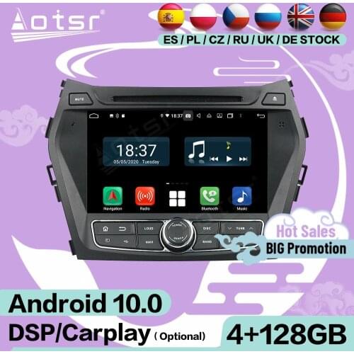 2 Din Multimedia Stereo Android Player For Hyundai IX45 Santa Fe 2014 2015 2016 GPS Headunit Auto Audio Radio Receiver Head Unit