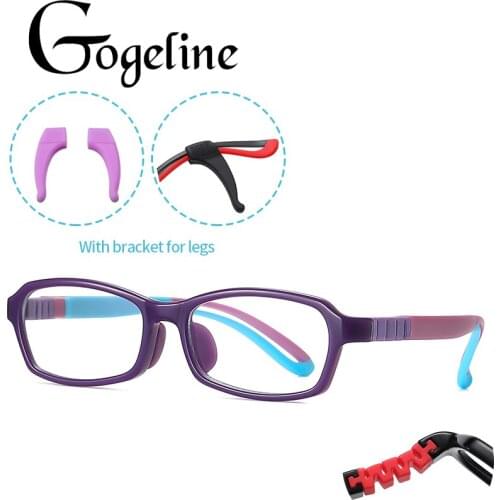 Oval TR90 Anti Blue Light Children Glasses Frame Ultralight Eyeglasses Kids Boys Computer Girls Game Protective Goggle Eyewear