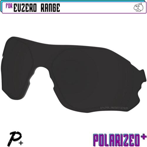 EZReplace Polarized Replacement Lenses for - Oakley EVZero Range Sunglasses - Black P Plus