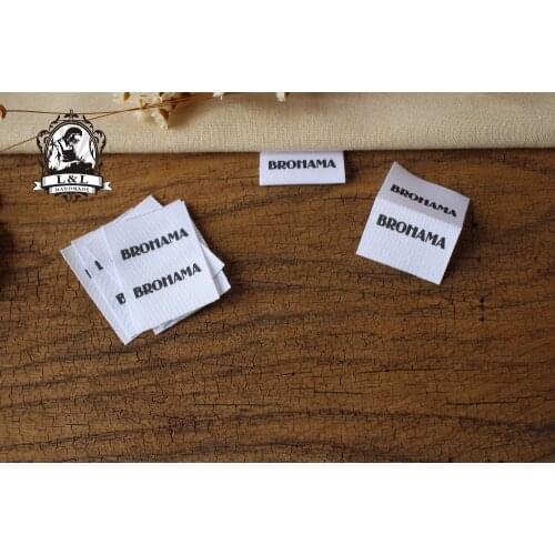 Custom Sewing labels / brand labels, Custom Clothing Tags, Cotton Ribbon label, (MD517)