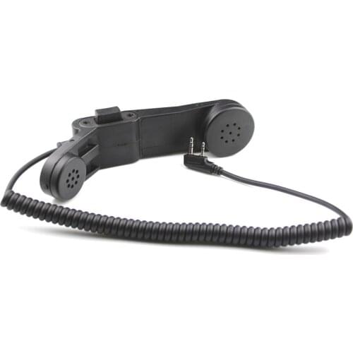 Walkie Talkie Handphone Handheld Mic Z-TAC Element H250-PTT Communication Station Microphone For Kenwood Baofeng UV-5R Radio