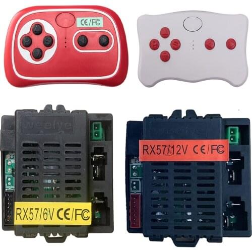 RX57 6V 12V 2.4G Bluetooth Remote Receiver , Control Box Accessories for Children Electric Ride On Car Replacement Parts