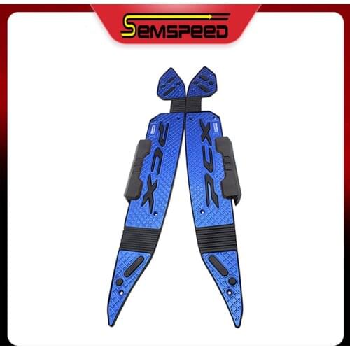 SEMSPEED CNC Motorcycle Footrests Foot Pedals Rubber Pads Plate For Honda PCX 150 2019 2020 PCX 발받침대