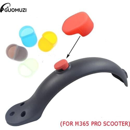 For XiaoMi M365 Rear Fender Guard Silicone Hook Cover Electric Scooter Skateboard Back Mudguard Shield Accessories