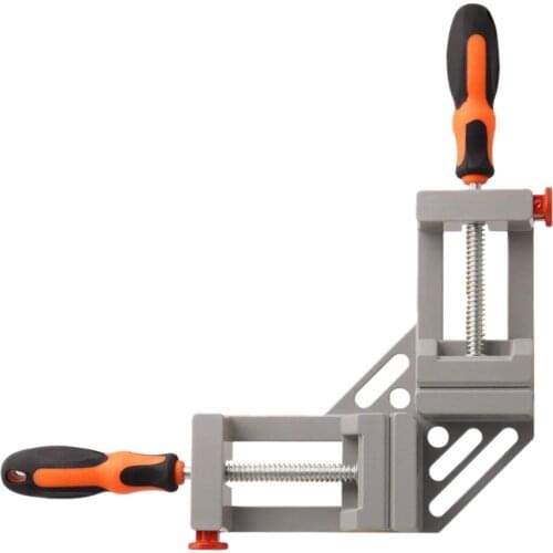Double Handle Corner Clamp, 90 Degree Quick Release Corner Clamp For Welding, Wood-Working, Photo Framing