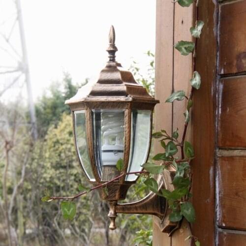 Waterproof Wall Porch Lights Garden Street Balcony Corridor Vintage Garland Lawn Decor