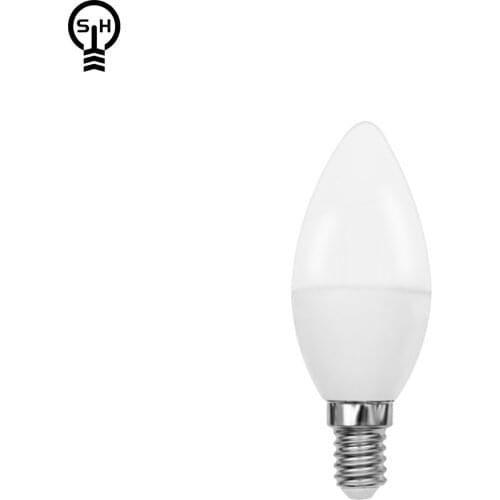 1 pcs LED Candle Bulb C37 5W E14 220V-240V 6000K For Home Decoration Led Lamp Home Decoration