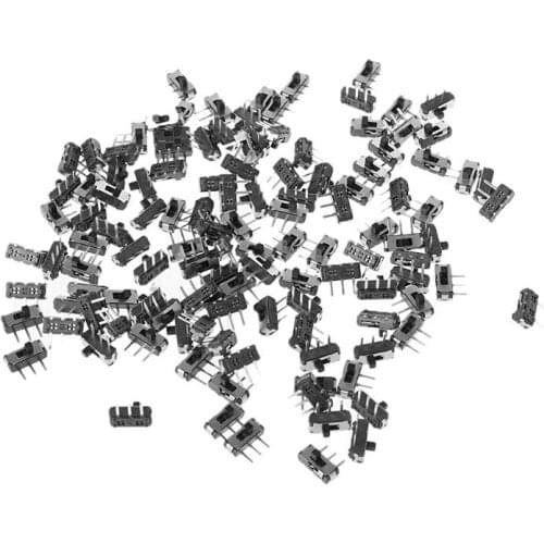 25Pcs/Set MSK-12D19 G2 SPDT 1P2T SMD 3 Pin PCB Panel Horizontal Slide Switch