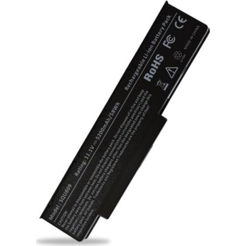5200mAh for Fujitsu Laptop battery SQU809 Li3710 Li3910 Pi3560 SQU-808 SQU-808-F01 SQU-809 SQU-809-F01 SQU-809-F02