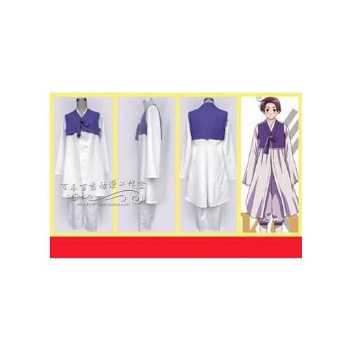 Free shipping Axis Powers Hetalia Republic of Korea Im Yong Soo Anime Cosplay Costume