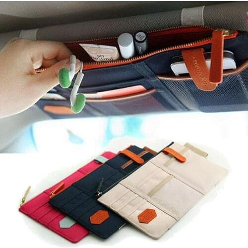Car Sunglass Card Package Holder Pocket Organizer for Mercedes Benz GL63 GL-Class G65 G550 G350 E300 GLC GLC43 G350d EQA E43