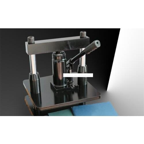 Hydraulic Pressure Hand Operate Desktop Small Manual Die Cutting Machine Leather Indentation Mold Punching Press Cutting Machine