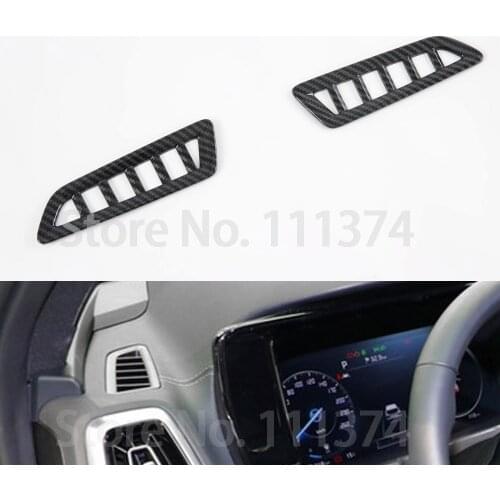 Carbon Look AC Vent Cover Trim For Kia Sorento MQ4 2021 Car Side Air Conditioner Outlet Car Decoration