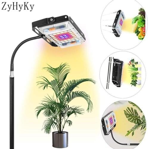 One Light Dual Purpose LED Grow Light With Stand Full Spectrum 150W LED Lamp For Indoor Plants Growth Standing Floor Grow Lamp