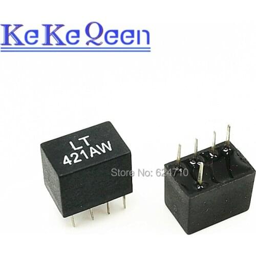 LT421AW LT421A LT 421AW 1+4 5Pin DIP-5 421KHz LT455 LT450 ceramic filter For communication Signal relay
