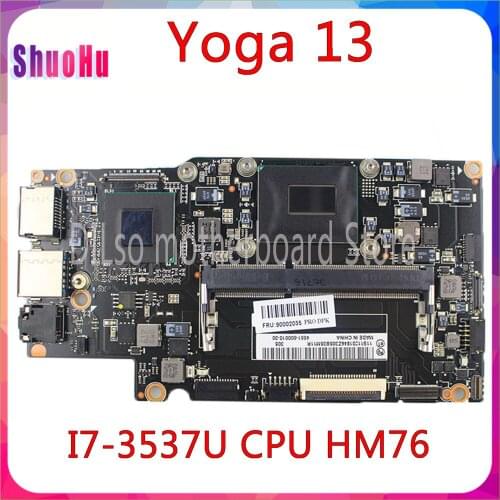 KEFU Yoga13 Mainboard For Lenovo Yoga 13 Yoga13 Laptop Motherboard DDR3 HM76 Intel Integrated 90002034 90 Days