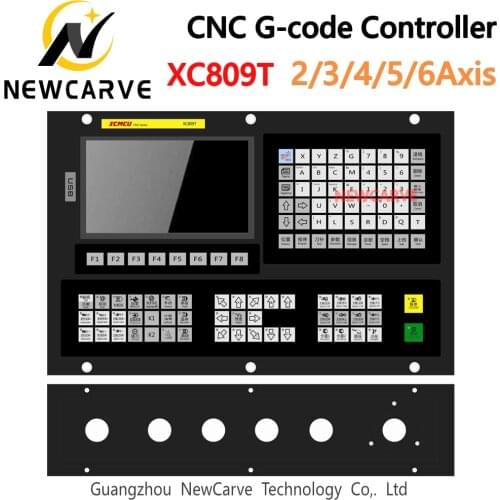 XC809T 2/3/4/5/6 Axis Multifunctional Lathe Controller with Tool Magazine supports G-code ATC FANUC Digital Spindles NEWCARVE