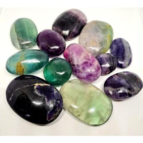 Natural Fluorite Crystal Stones Mini Rock Mineral Specimen Healing Chakra Chip Gemstone Feng Shui Home Decoration Crafts
