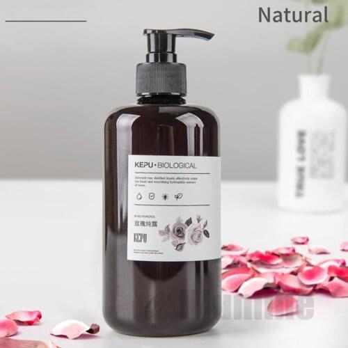 Natural Rose Lotion Toner Sprayer Brightener Supply Water For Skin Nourish Care Moist Fresh Skin 500ml