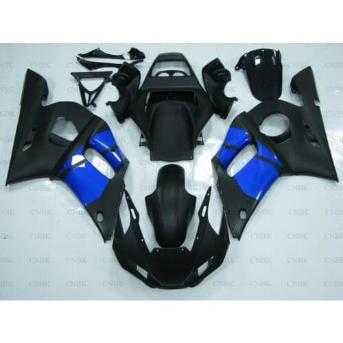 For YZF R6 1998 - 2002 Plastic Fairings for YAMAHA YZFR6 2000 Blue Black Fairings for YAMAHA YZFR6 2000 Plastic Fairings