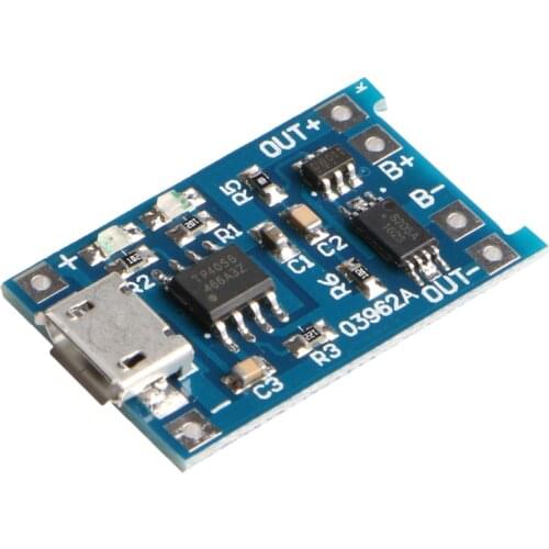 Micro 5V 1A USB 18650 Lithium Battery Charging Board Module+Protection New Sell Drop Shipping