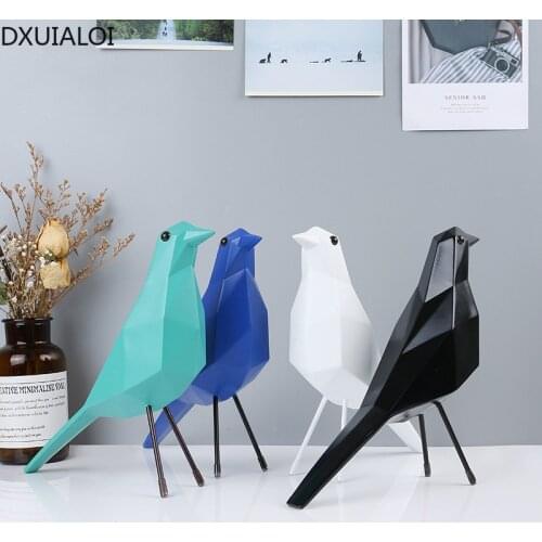 DXUIALOI Modern Simple Creative Animal Decoration Resin Crafts Housewarming Gift Office Living Room Desktop Home Decoration