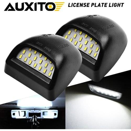 AUXITO Number License Plate Light No Error 18SMD LED For Cadillac Escalade EXT Chevrolet Suburban Tahoe GMC Yukon XL 1500 2500
