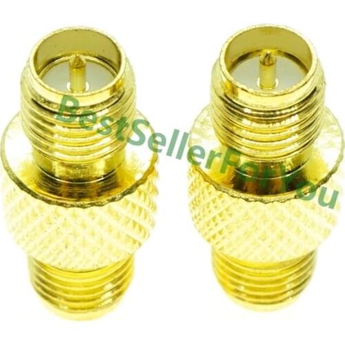 RF RP SMA Straight FEMale Jack to RP-SMA Female Jack RF Coax Adapter Convertor Plug DISC