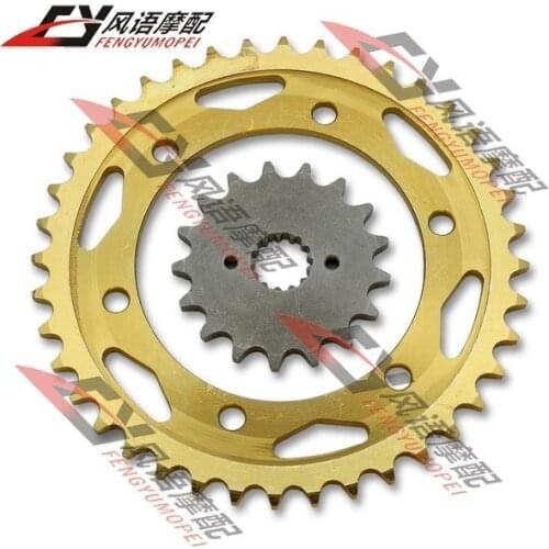 Super Quality For Suzuki GSXR1300 Hayabusa 1300 1999-2007 motorcycle front and rear sprocket Chain sprockets Motorbike