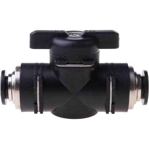 10mm BUC Hand Valve Switch Pneumatic Quick Joint Connector Push Lock Plastic Adapter Tube Fittings