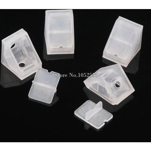 100PCS 90 degree angle hole nylon plastic corner bracket shelf support bracket furniture cabinet cupboard connect fittings K310