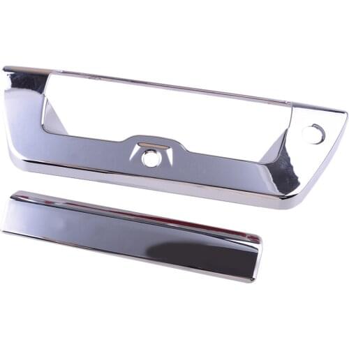 2Pcs/Set Exterior Tailgate Handle Cover Trim Decorative Bezel Decor ABS Chrome Fit for Ford F150 2015 2016 2017 2018 2019
