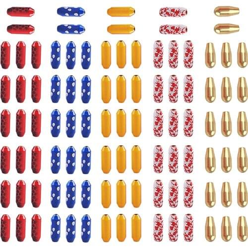 20Pcs Brass Fishing Spinner Lure Fishing Sinker Spinner bait Weights Slip Sinker Bullet Weights Inline Spinners Accessories