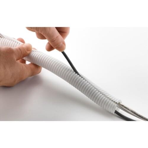 5 meter Diameter: 2 cm cable banding loom storage organizer Spiral winding regular cable wire protection braided cable sleeving