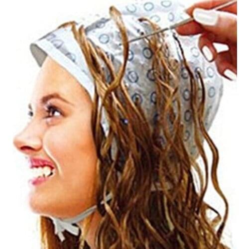 5Pcs/Pack Pro Salon Dye Cap + Hook Hair Salon Color Coloring Highlighting Reusable Sets Hair Dye Cap Painting Caps