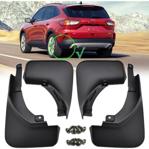 4pcs Mudflaps For Ford Escape mk4 Kuga mk3 2020 2021 Mud Flaps Splash Guards Mudguards Mud Flap Front Rear Car Fender flares