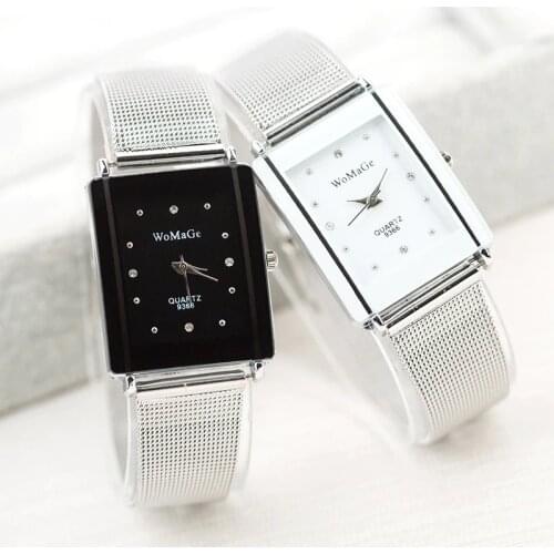 Fashion Women Watches Rectangle Watch Women Mesh Belt Quartz Watch Fashion Ladies Watches relojes mujer 2020 relogio feminino