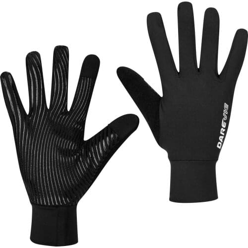 Darevie Cycling Full Fingers Gloves Men‘s Women’s Winter Warm Non-slip Reflective Touch Screen Windproof Sports Bicycle Mitten