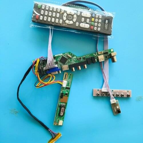 Kit for LP171WP4 TL HDMI TV DVI VGA LCD 30pin Remote TV56 Monitor Controller Board USB AV Audio Display 1440X900 SCREEN Panel