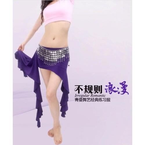 Modal Bellydance Crop Top And Irregular Split Gypsy Skirt Belly Dance Costume Set for Women Dancers Gypsy Costume Belly Dancing