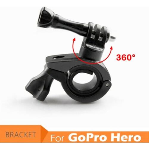 Go Pro Hero Camera Bicycle Mount Bike Motorcycle Bracket Holder Support for GoPro Hero 3+ 6/5/4/3/2 Skeleton Frame Stand Clip