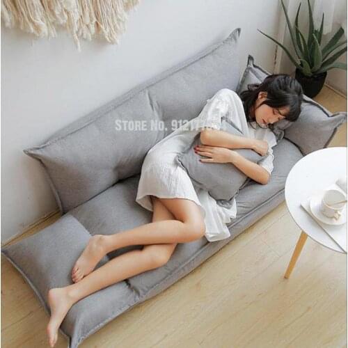 Lazy sofa tatami double bedroom small apartment folding sofa bed net red cute girl small sofa